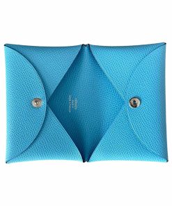 Hermes Calvi Card Holder Zephyr Epsom
